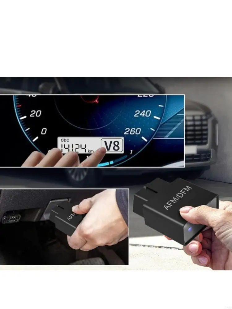 AFM DFM Disabler with OBD2 Vehicle Port RA003 Management Unit for Select Vehicles and Daily Driving for Routine Service Work