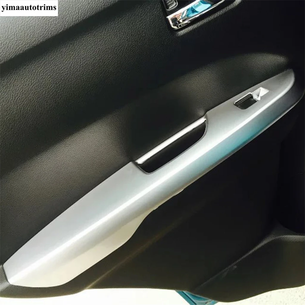 For Suzuki Vitara Escudo 2015 - 2023 Interior Door Armrest Lift Window Switch Panel Cover Trim Car ABS Carbon Fiber Accessories