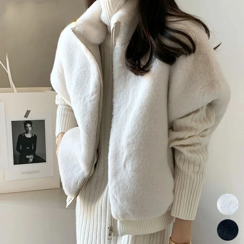 

Autumn and winter new retro casual versatile vest jacket female slim vest