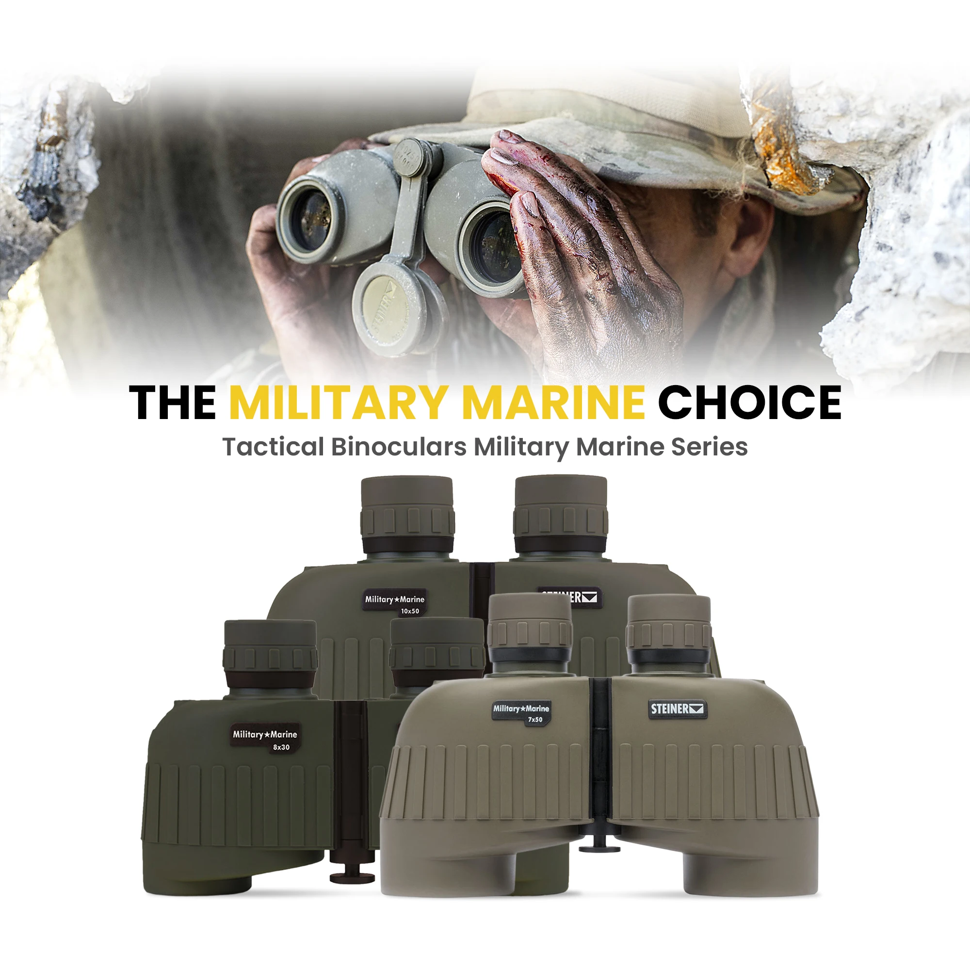 

Steiner German Optics 8x30 — водонепроницаемый бинокль военного класса с дизайном без фокуса для охоты и наблюдения