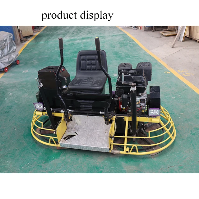 New Ride on Power Trowel 48 Inch Engine Powered Finishing Tool One Year Warranty