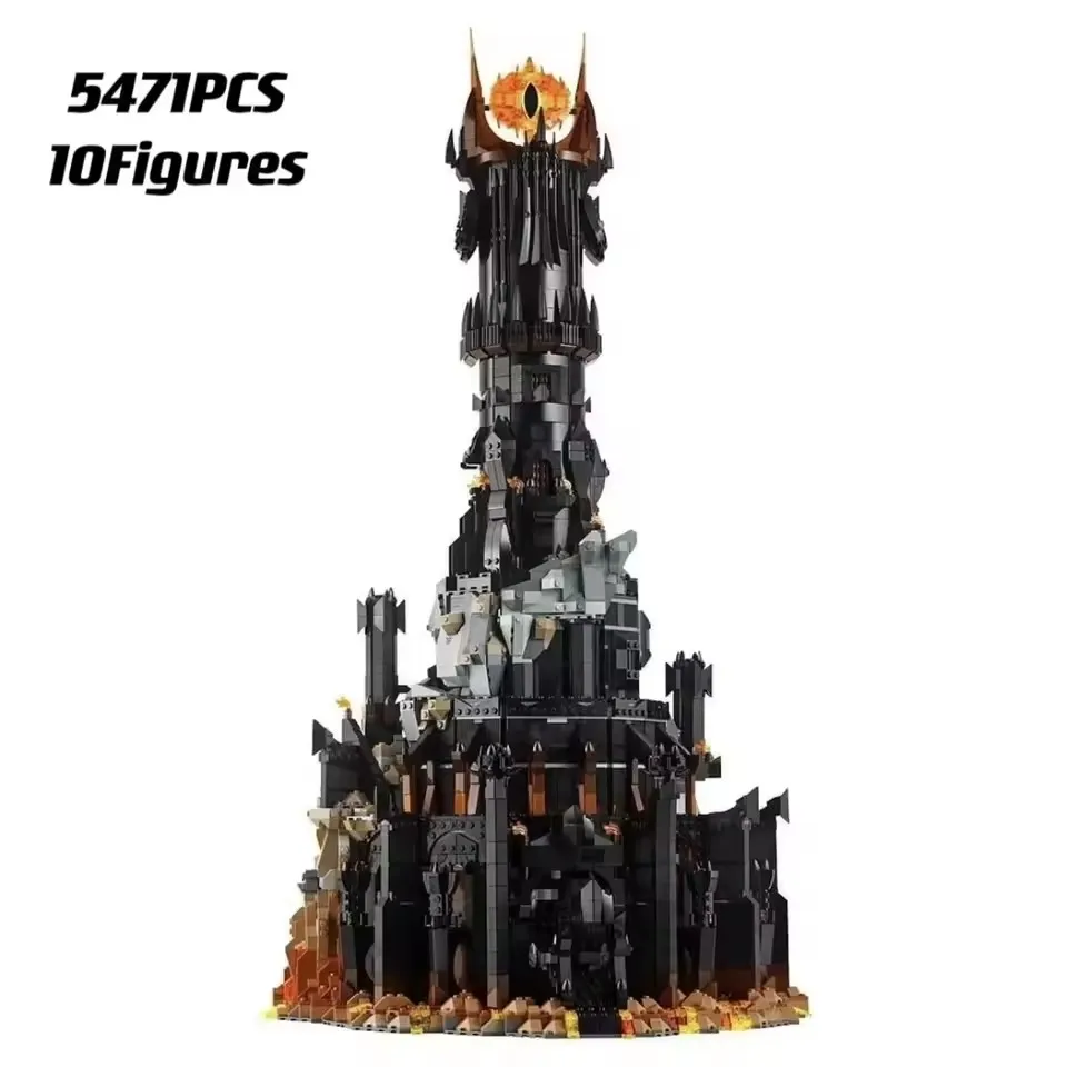 

IN STOCK NEW 5471Pcs 2024 New 10333 Black Tower Dark Model Building Blocks Kit Bricks Creative MOC Boys Adult Birthday Gifts