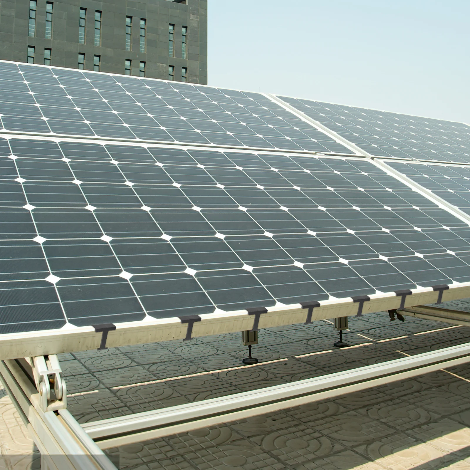 

10 шт. зажимов для дренажа солнечных панелей, клипсы для отвода воды от солнечных батарей, зажимы для удаления застоявшейся грязи и дождевой воды с солнечных панелей