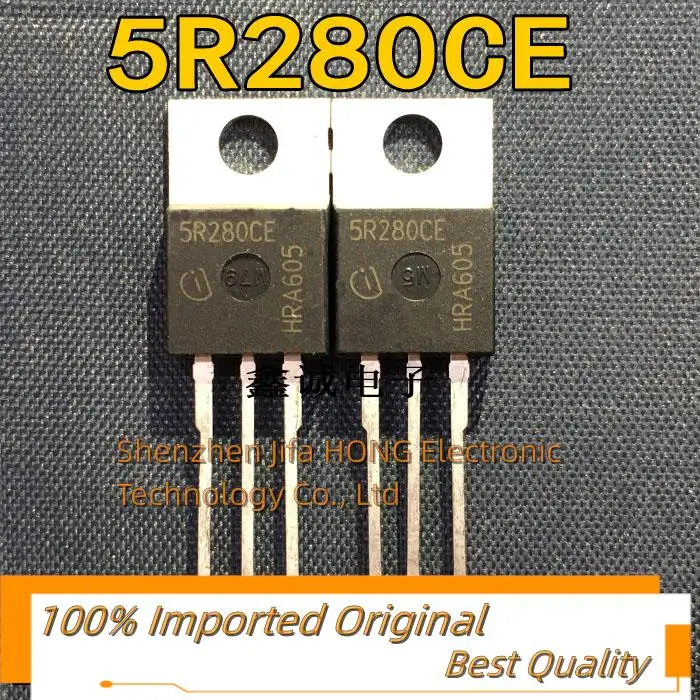 10PCS/Lot  5R280CE IPP50R280CE  TO-220 550V 42.9A Best QualityReally Stock Original