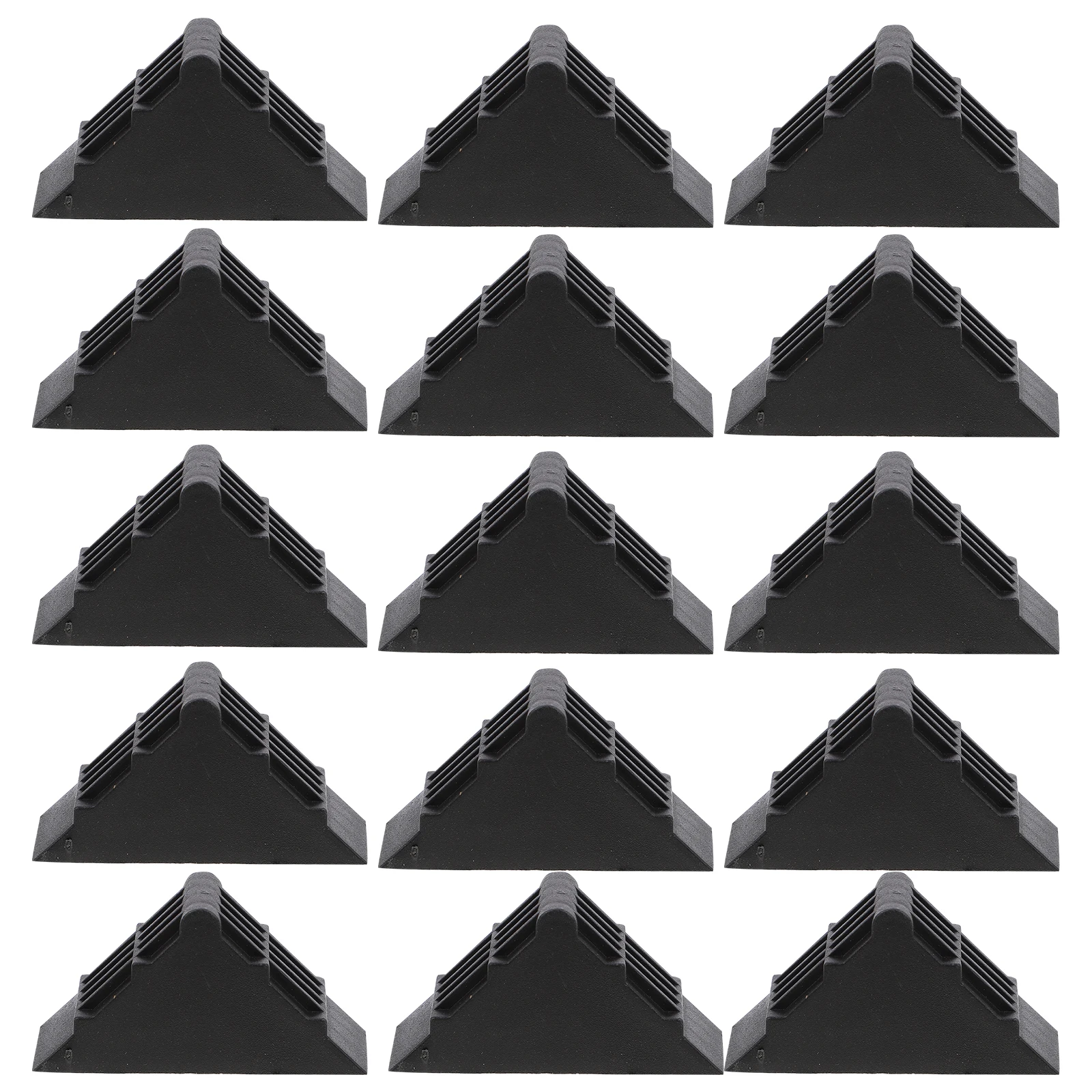 

100 Pcs Corner Protectors Black PE PP Material Furniture Edge Guards Photo Frame Shipping Protection Home Safety Kids Elderly