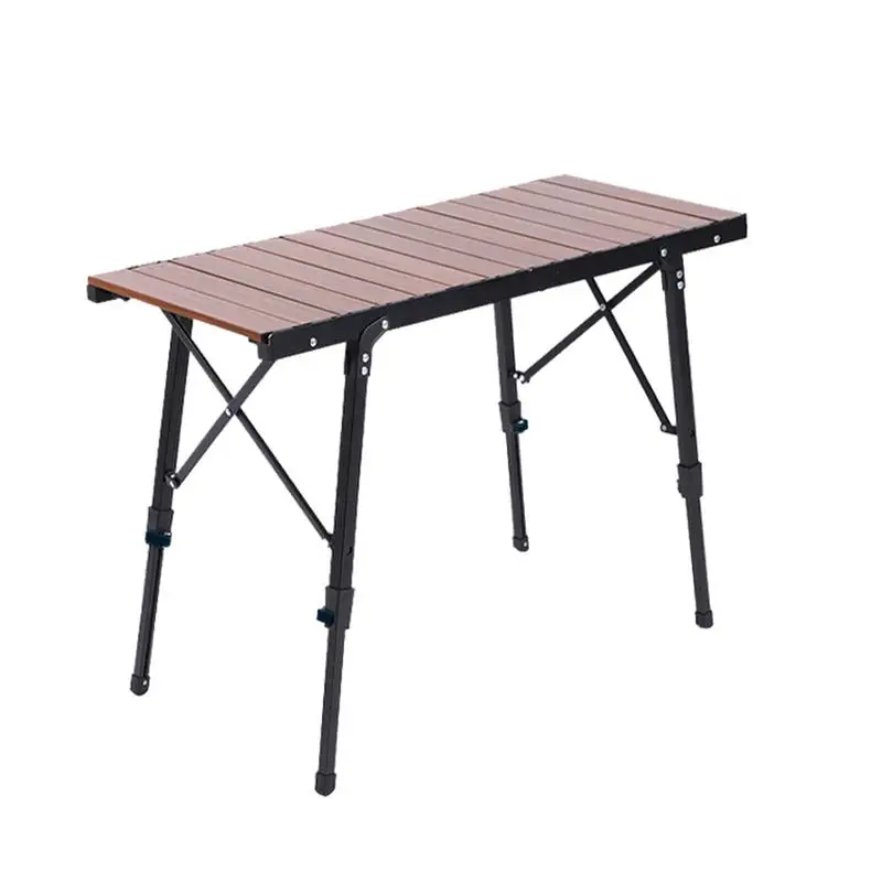 

Portable Camping Table Compact Aluminum Alloy Outdoor Card Picnic Table Lightweight Folding Beach Table For Party And Picnic