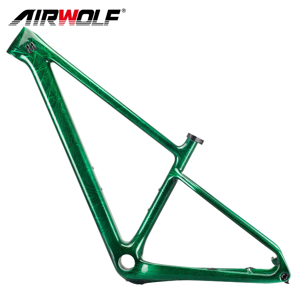 AIRWOLF 29er Carbon Mountain Bike Frame XC Boost 148mm Hardtail PF30 QR 142*12mm 135*9mm OEM Carbon Mtb Frameset