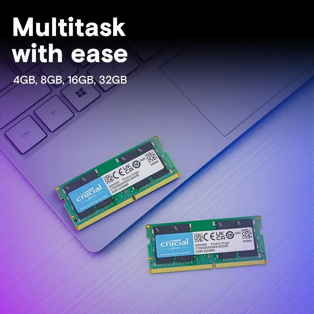 MEMORIA CRUCIAL SO-DIMM DDR4 8GB 3200MHZ CL22 - miniatura 4