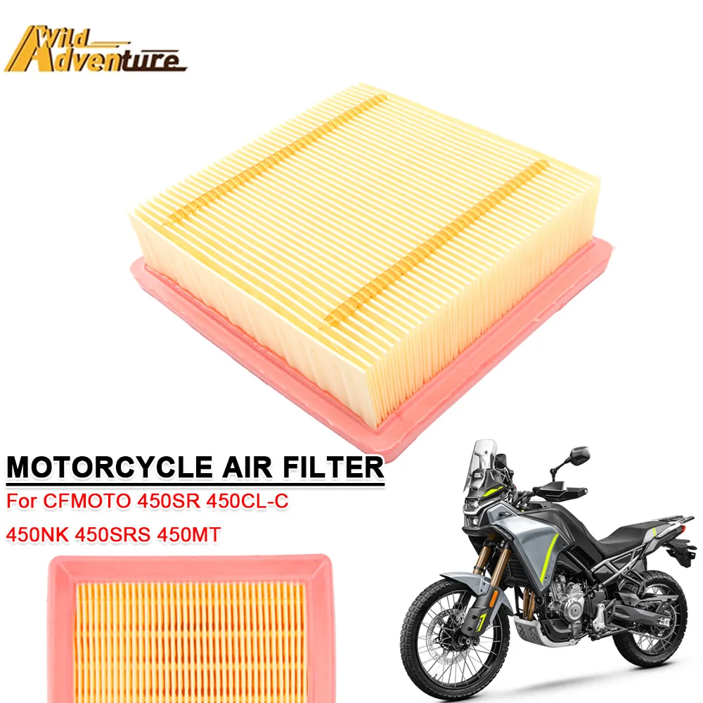 

Motorcycle Air Filter Intake Element Air Purification Cleaner Clean For CFMOTO 450SR 450CL-C 450NK 450MT 450SRS Replacement Part