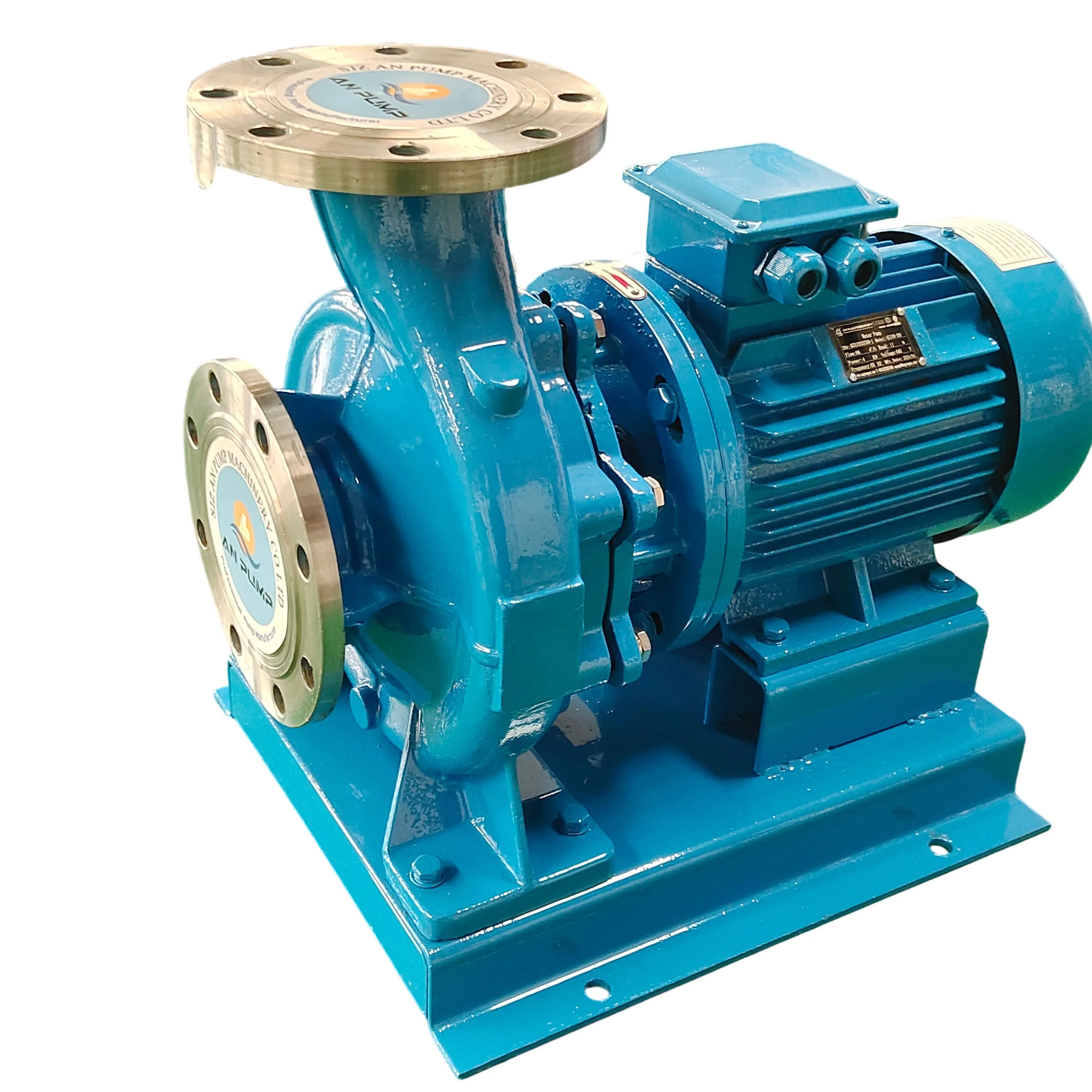 2 Inch Electric Monoblock Water Pump Booster Durable Stainless Steel Iron 75kw Motor Farm Inline Farm Irrigation Wastewater