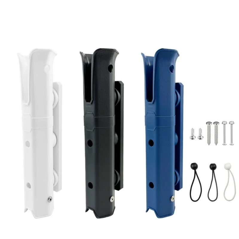  ISURE MARINE Portable Adhesive Plastic Fishing Rod Rack, Fishing Rod Seat Bracket, Fishing Rod Inserter, Marine Yacht Bracket