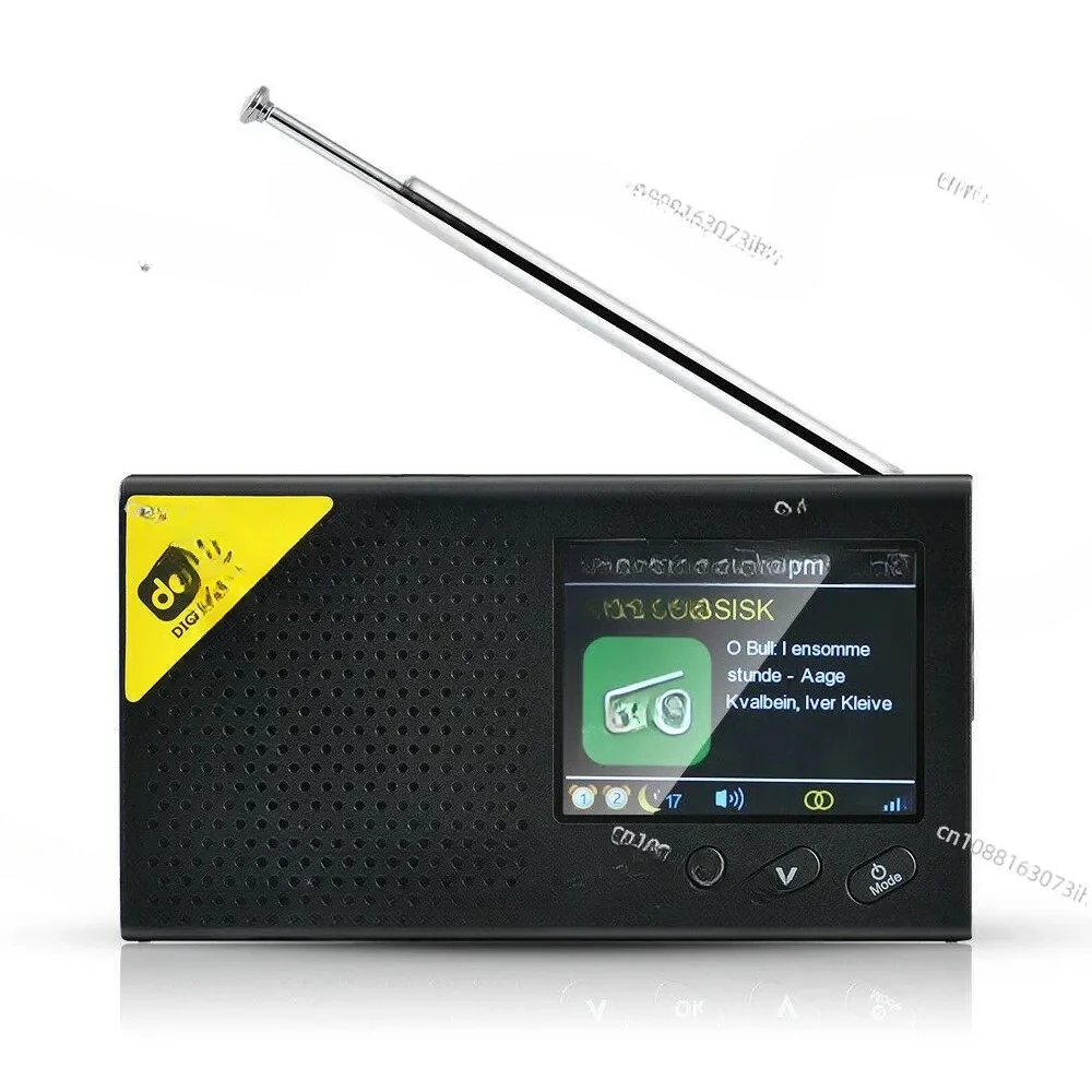 

2,4-дюймовый портативный DAB/DAB + цифровой радиоприемник FM-приемник динамик Bluetooth будильник