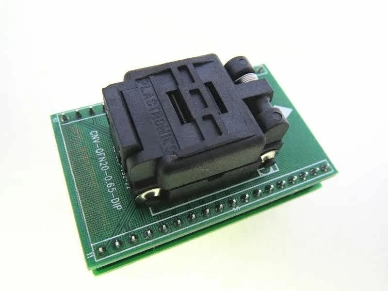 QFN20/DIP Test Seat QFN20 Burning Seat, Programming Seat 5X5X0.65MM
