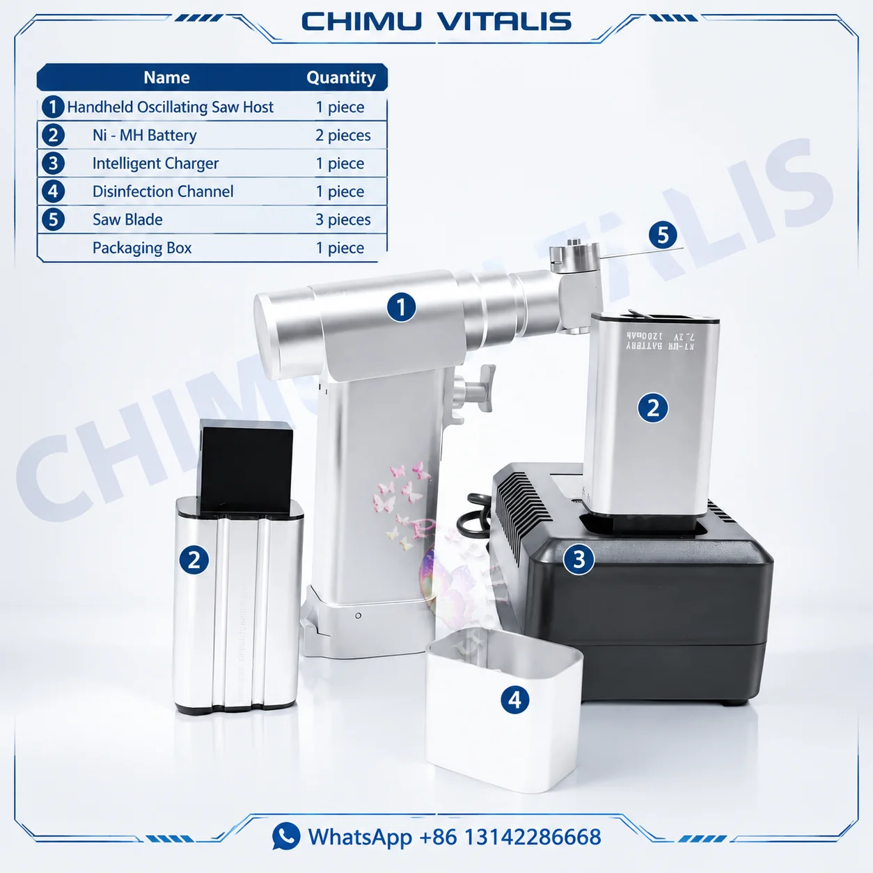【CHIMU VITALIS】 Precision Electric Oscillating Saw Handheld Cutting Tool Kit