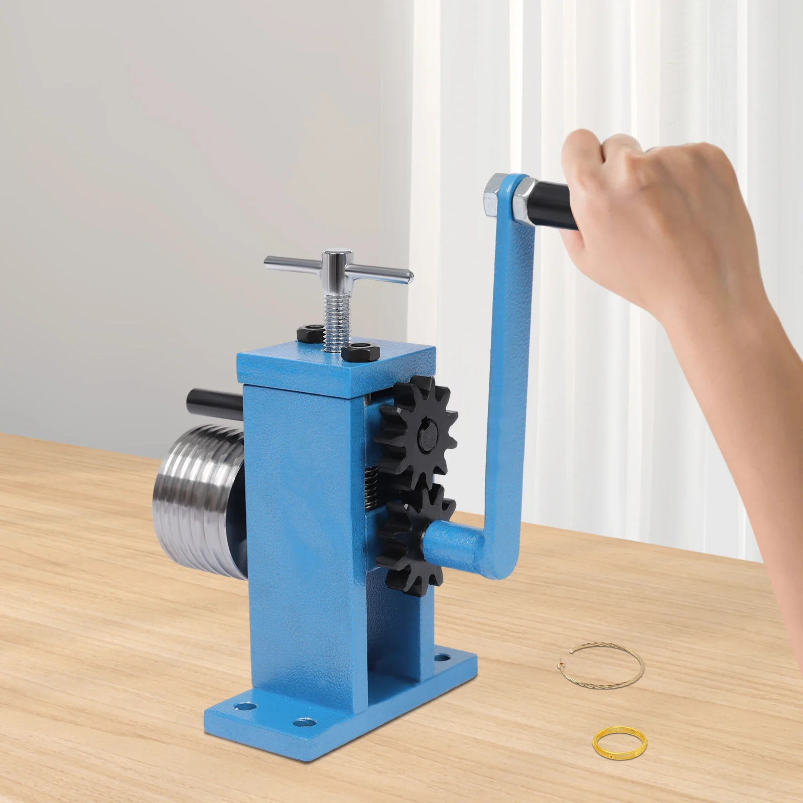 Máquina Manual para Doblar Anillos, Dobladora de Aros para Pendientes, Herramienta para Hacer Joyería y Manualidades