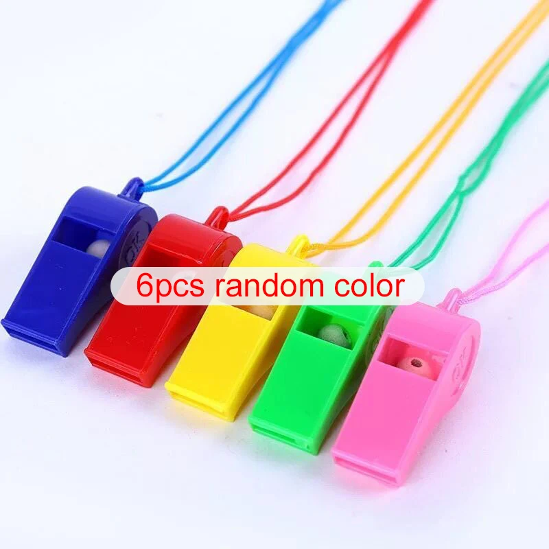 6–50 Stück bunte Plastikpfeifen, Geräuschgenerator, Jubelpfeife mit Trageband für Partygeschenke, Festival, Versammlung, Geschenk TMZ – Detail 7