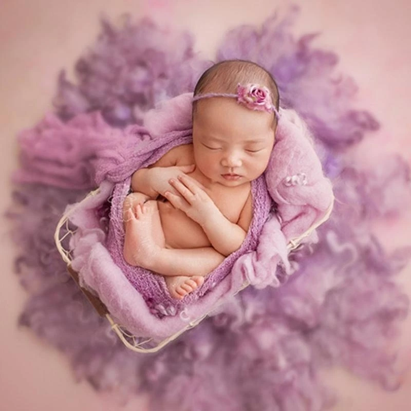 J15U الرضع صور الدعائم لتقوم بها بنفسك صور المهد سلة فوتوستوديو الانتحال الأثاث استحمام الطفل الاحتفال بالولادة التقاط الصور #4