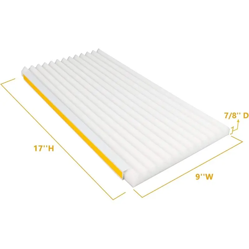 【¡NUEVO! A08R】 Kit de paneles aislantes laterales para aire acondicionado, paquete de 2 paneles de espuma aislante para aire acondicionado de ventana, 17 pulgadas de alto x 9 pulgadas de ancho x 7/8 pulgadas de grosor