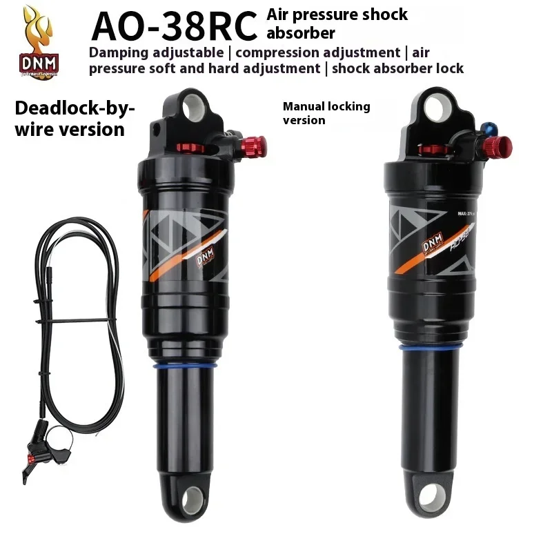 Dnm Motorcycle Shock Absorber Ao-38RC Pneumatic Mountain Soft Tail Shock Absorber Xc Pneumatic Rebound Damping Is Adjustables