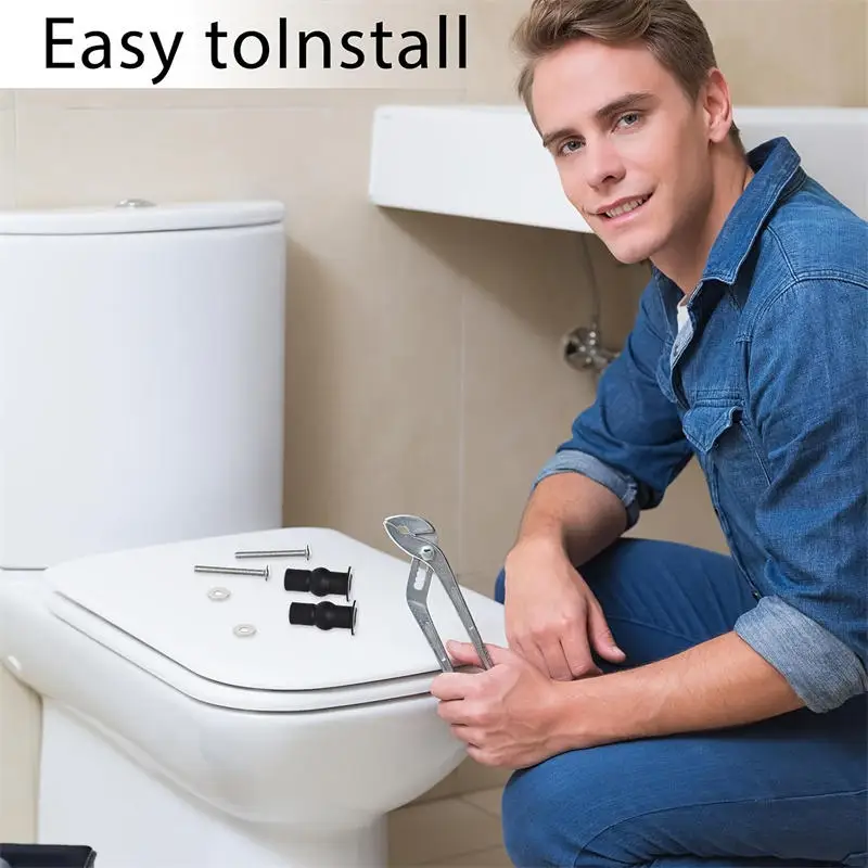 

2/4/8PCS Heavy Duty Toilet Seat Bolts Durable Replacement Fixing Bolts for Standard Toilets Bathroom Toilet Replacement Parts