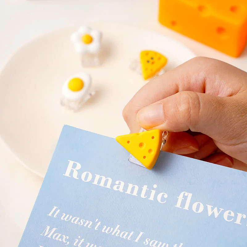 4 pçs mini pasta de pata de gato, marcador de pata de gato de desenho animado bonito, scrapbook, clipe de diário, clipe de papelaria, acessórios de escritório