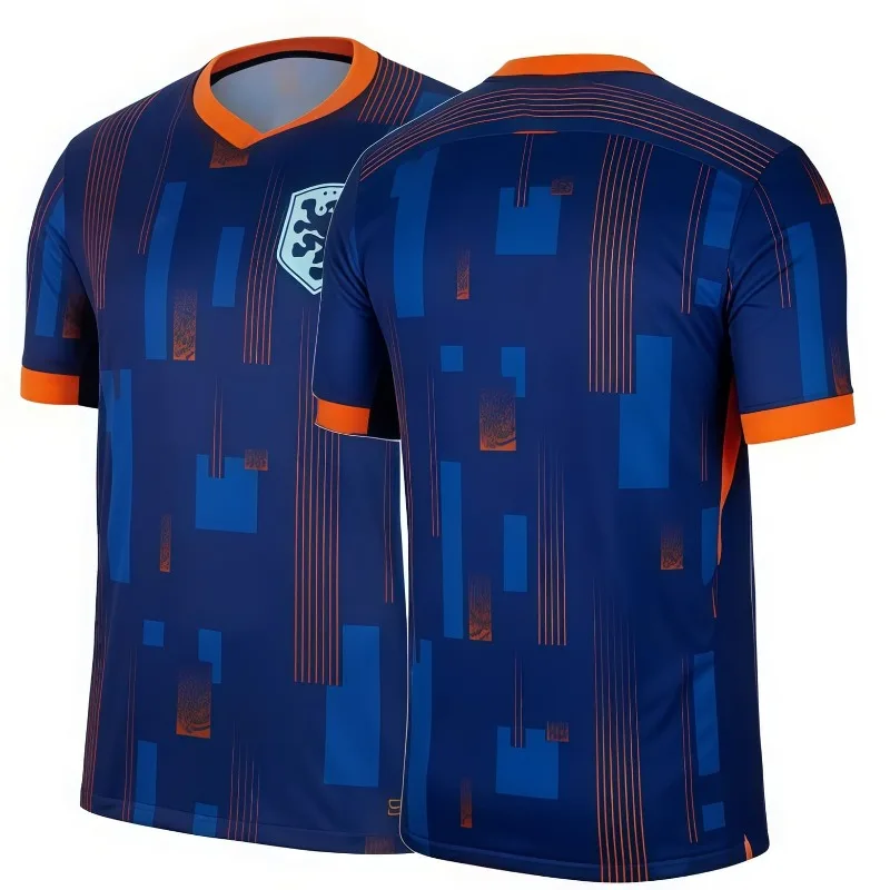 Camisetas de Secado Rápido de la Selección Nacional Holandesa, Edición Especial Clásica, para Niños/Adultos, Mangas Cortas, Ropa de Entrenamiento de Fútbol
