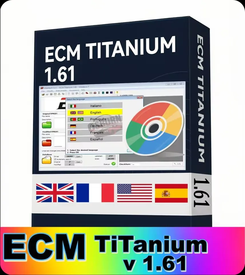 

Latest ECM TITANIUM 1.61 For KT/ AG and K- ESS V2 ECM TITANIUM 1.61 With 18259+ Driver ECM Titanium 26000 Drivers For ECU Repair