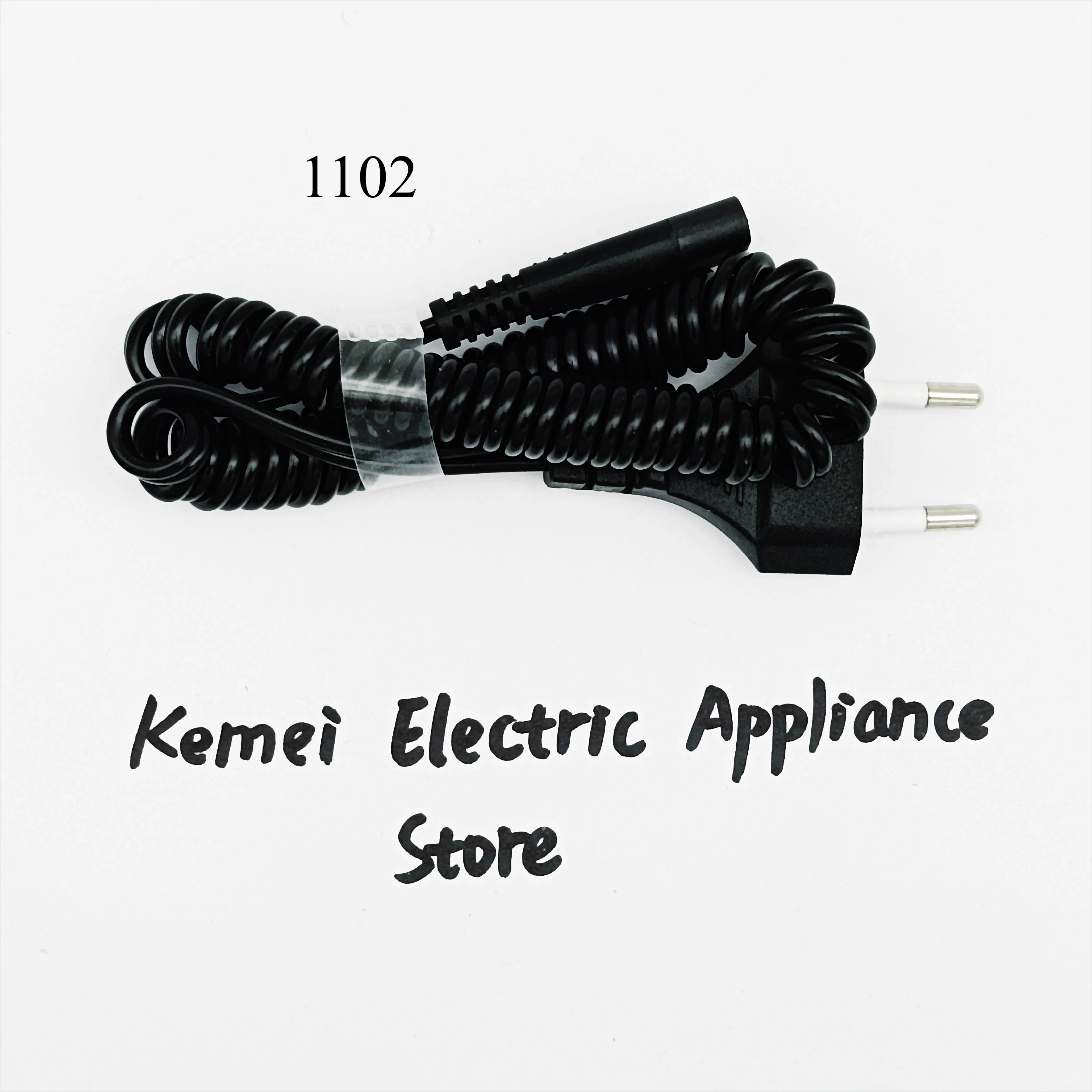 مناسبة لماكينة قص الشعر Kemei KM1102/3382/2026/2024/2028/2027/ 1984 ملحقات كابل شحن USB