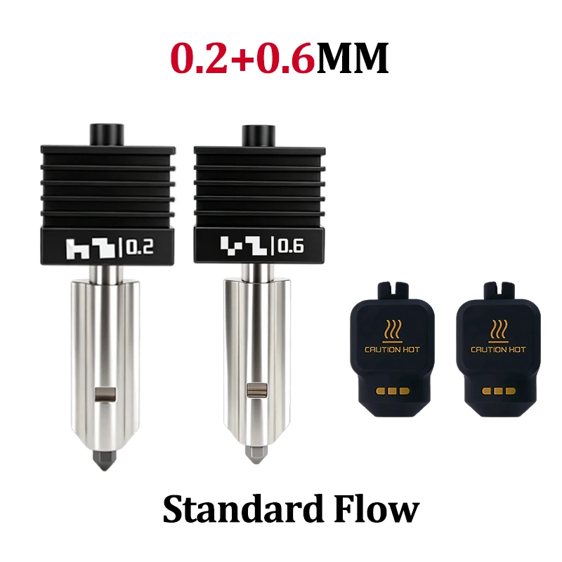 Für Bambu X2D P2S H2S Hotend – Bambu Lab Quick Swap Extruder, gehärteter Stahl Druckkopf, P2S Hotend Heizeinheit Ersatz