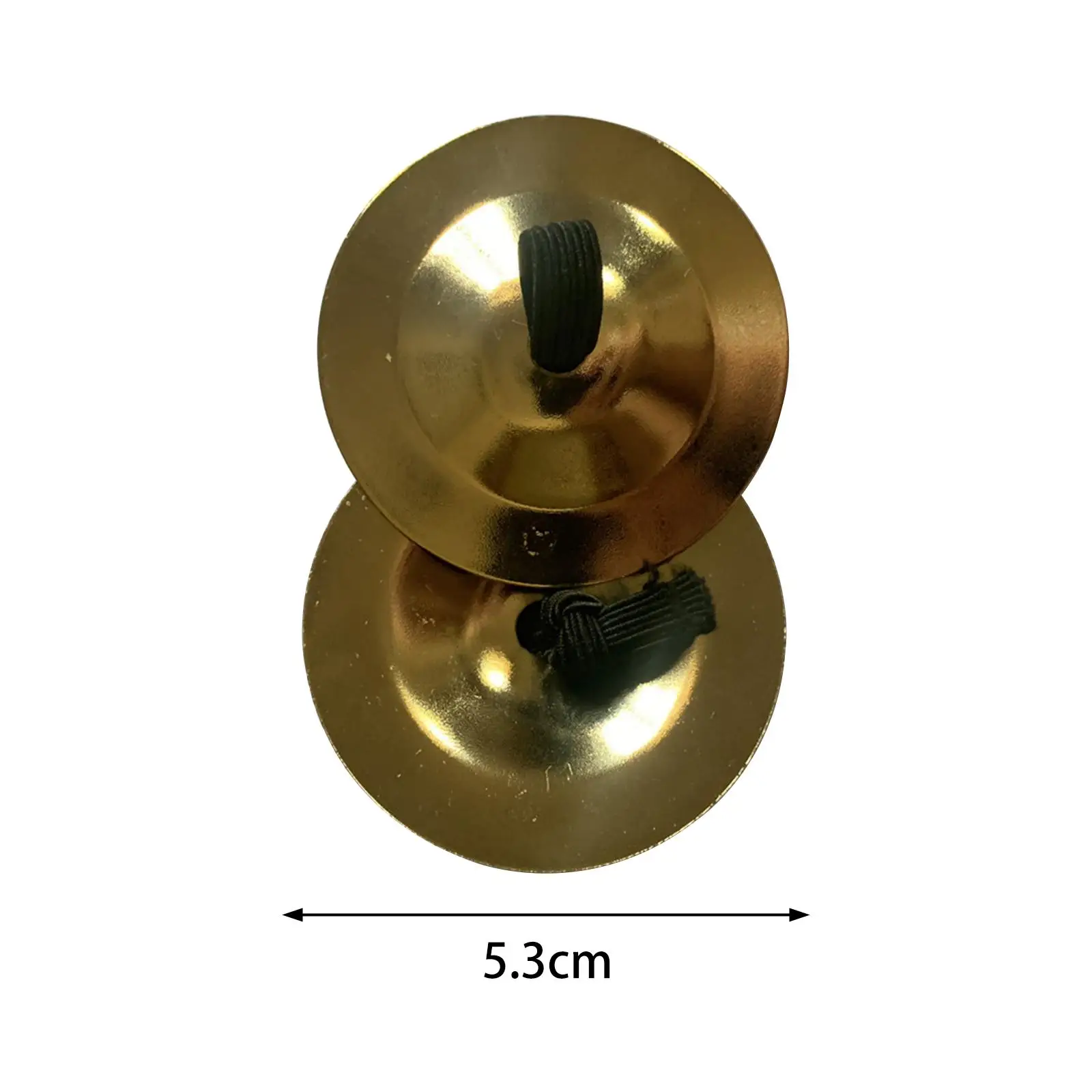 2 Pieces Finger Cymbals Percussion Music Instrument Finger Dance Mini Marching