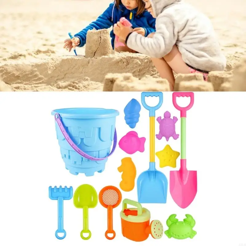 Jouet plage durable avec seau châteaux outils pour le jeu sable extérieur le développement créatif A2ub