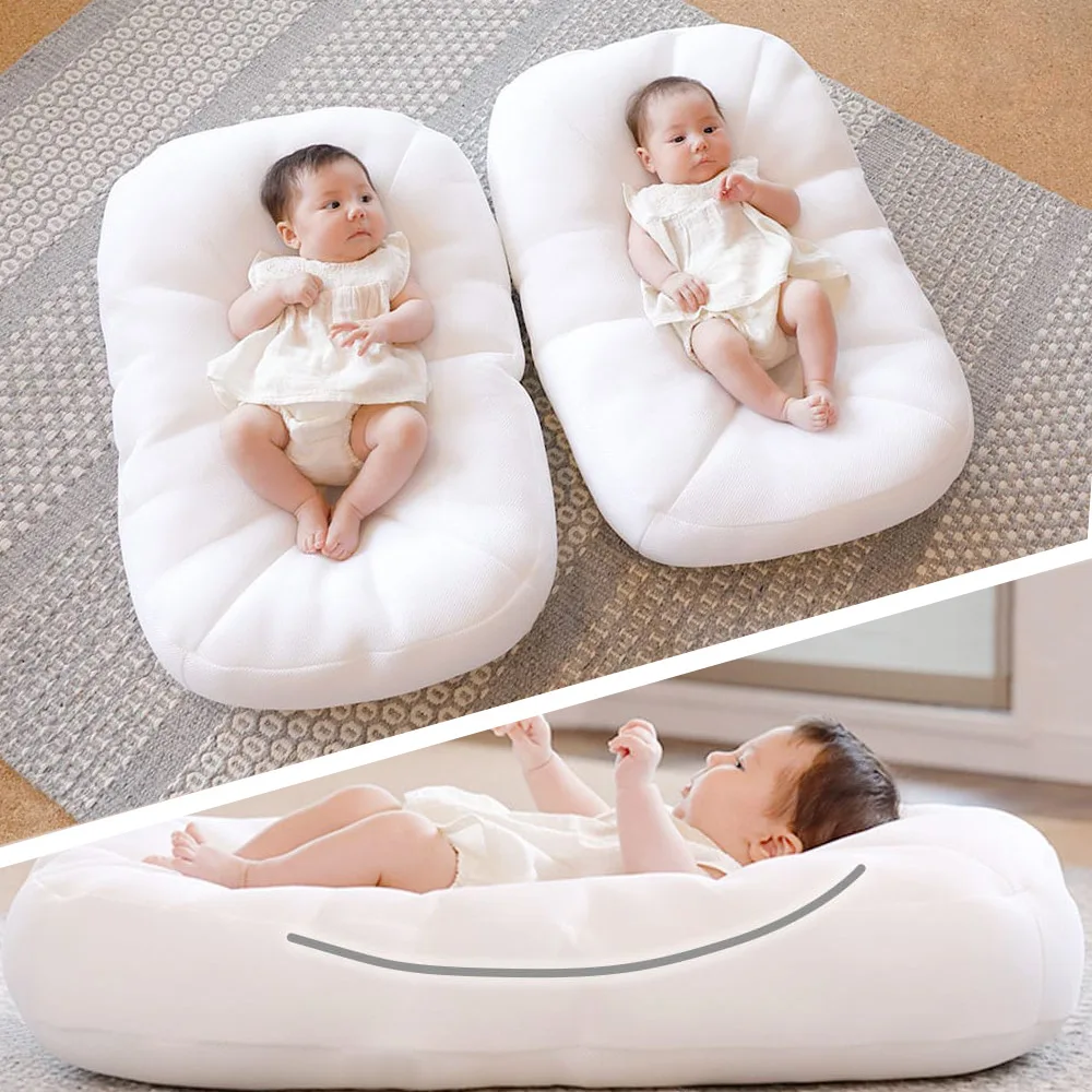 LUKE LULU Multi-functional oversized 80 * 50cm baby bed middle bed C type baby bed mobile bionic bed baby nest