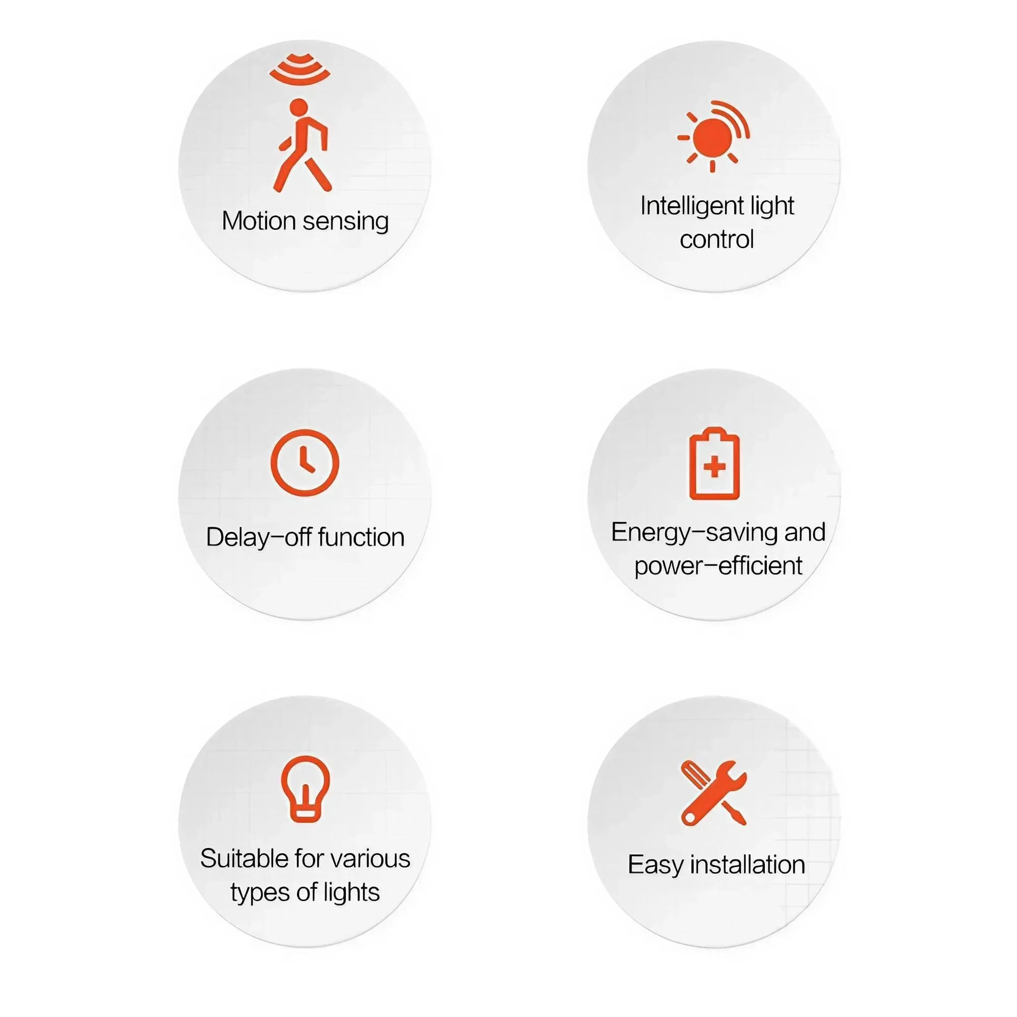 Smart Body Sensor E27 Screw Lamp Holder Multi Functional Light Base Fits All E27 Lamp Sockets