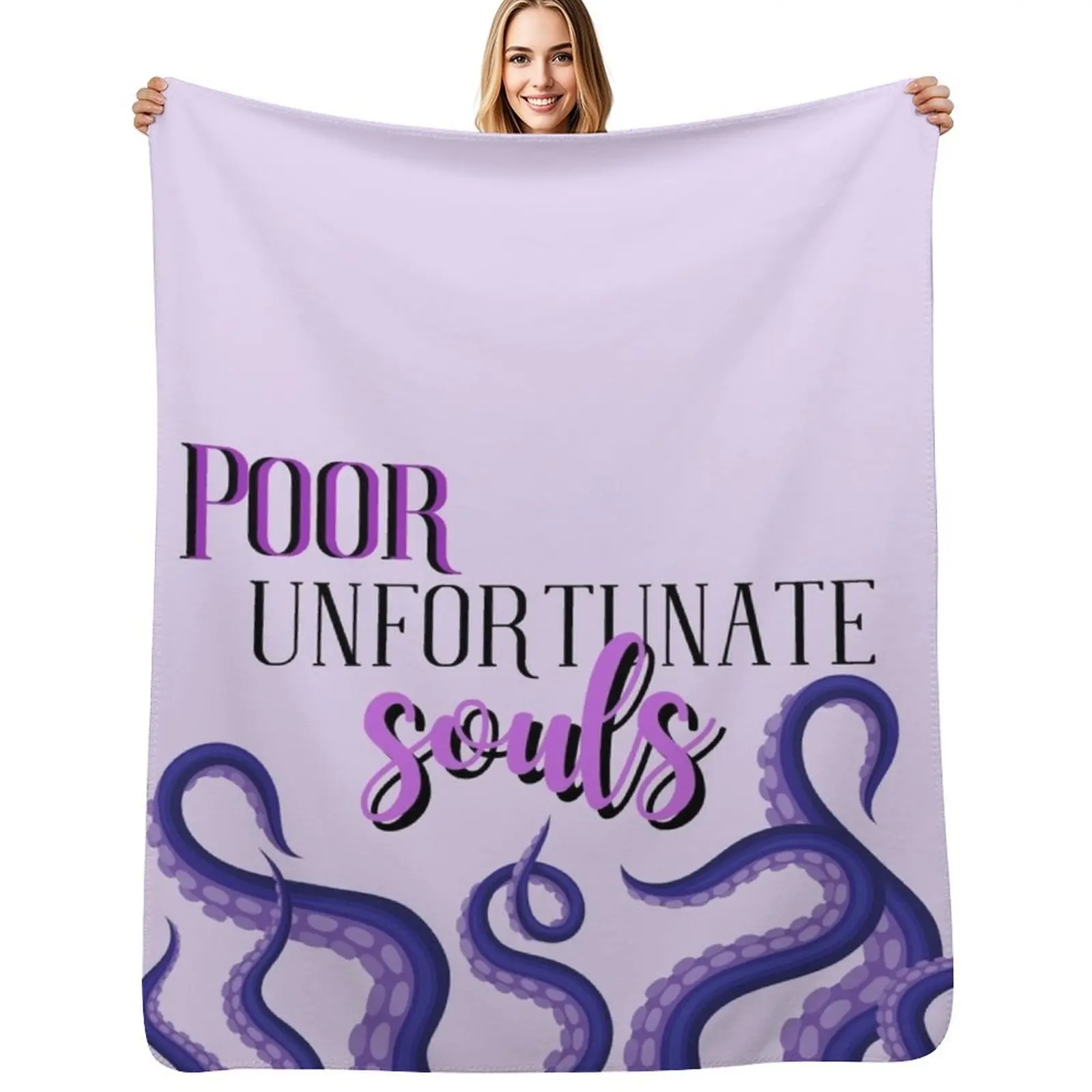 

Poor Unfortunate Souls Throw Blanket Extra Large Throw Hairy Retros Thermal Blankets