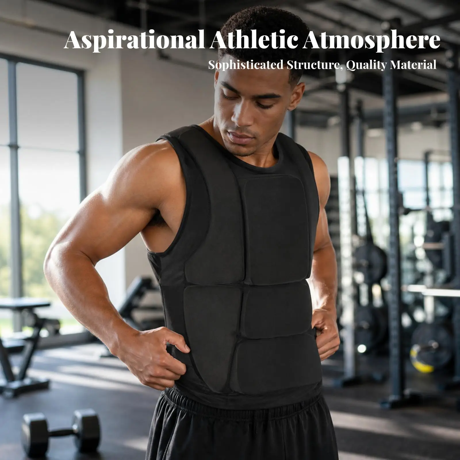 Safety Body Vest Impact-Absorbing Combat Arts Chest Guard Padded Training Vest Secure Fit Chest Guard Full-Coverage