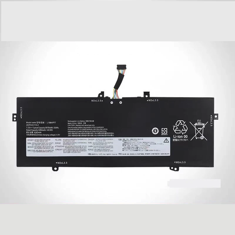 L19M4PF7 L19D4PF5 Laptop Battery for Lenovo Yoga 13S 2021 Yoga Slim 7 Carbon 13ITL5 Series SB10Z33893 7.72V 50Wh/6476mAh