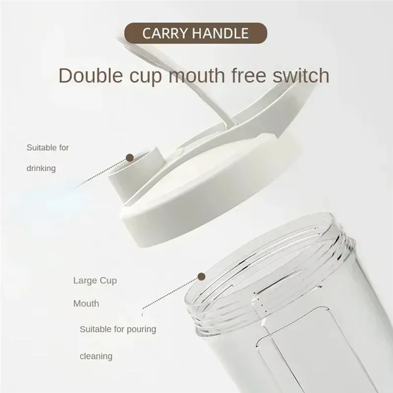 Portable Electric Protein Shake Bottle 5