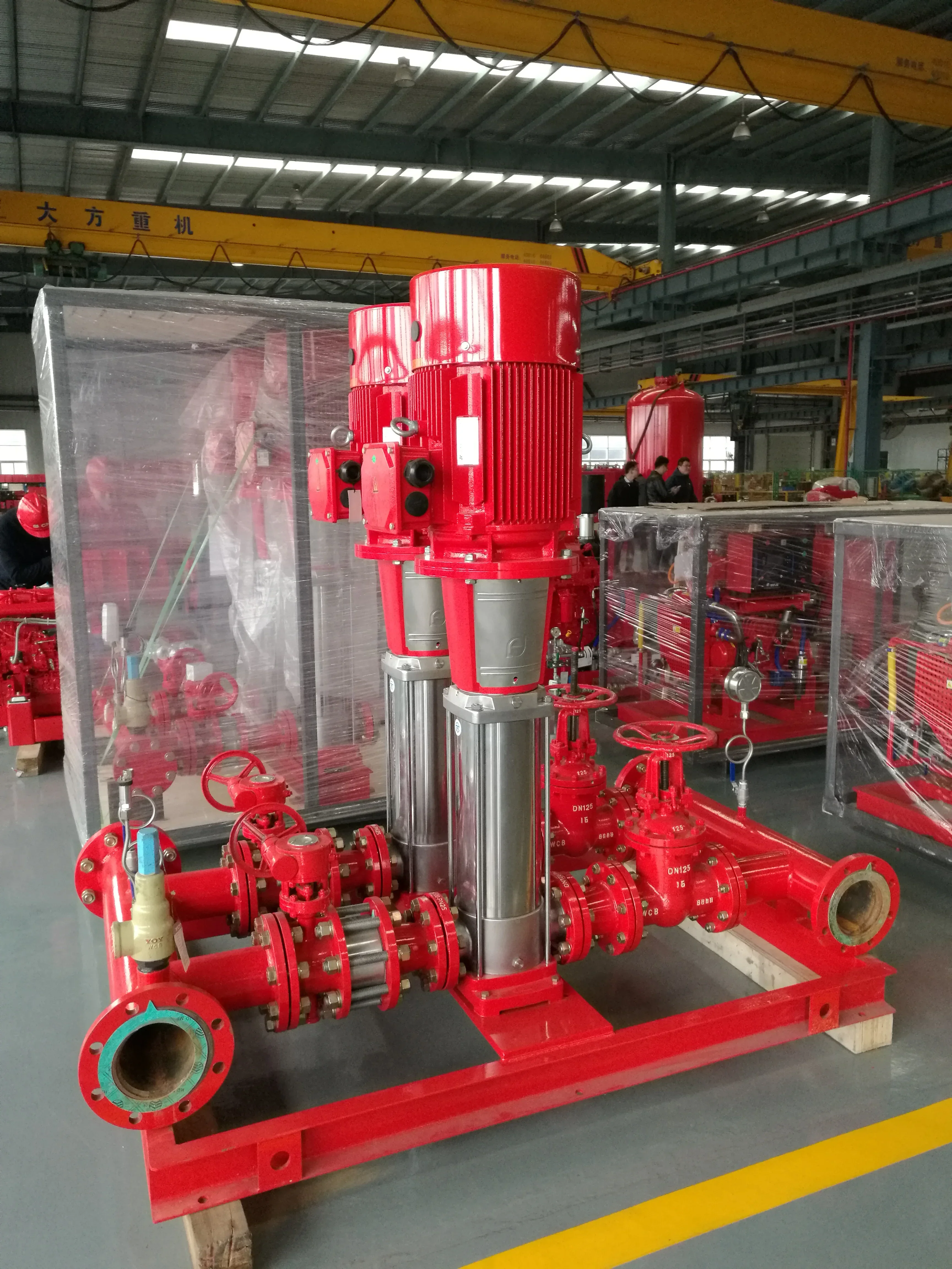 NFPA20 Standard CDL Vertical Multistage Centrifugal Pump Jockey Pump 10 For Fire Fighting