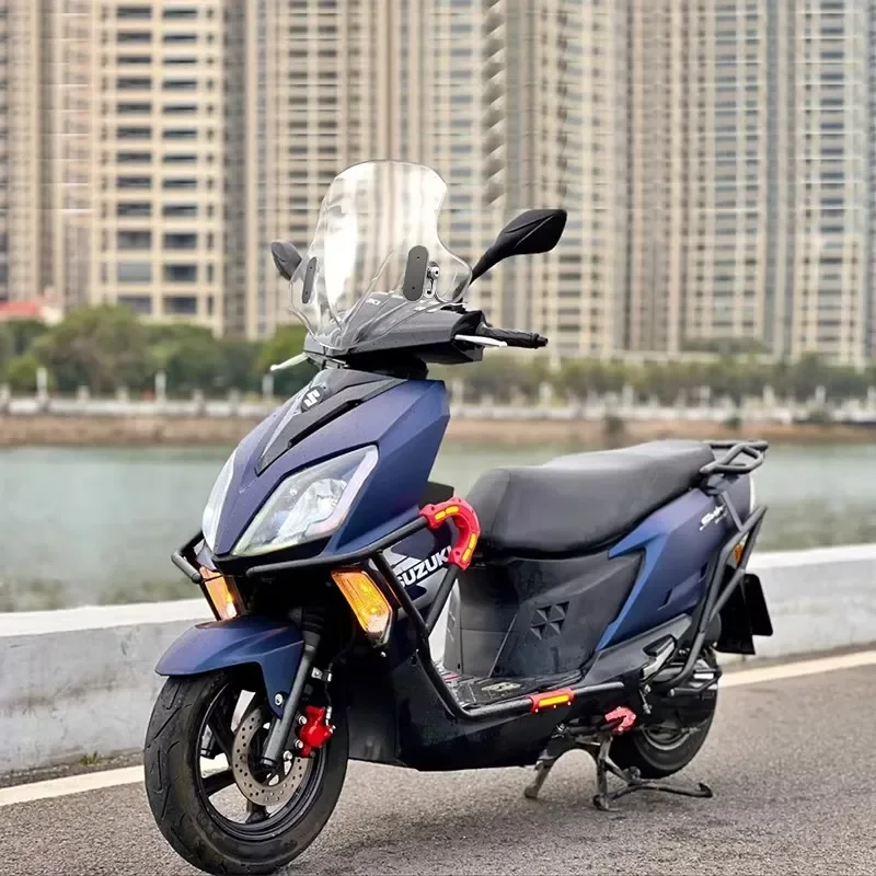 【Premium quality】FOR Suzuki UY125 Haojue AFR125 Body Line Matching PC Windshield Upgrade Part for Motorcycle Appearance Enhancer