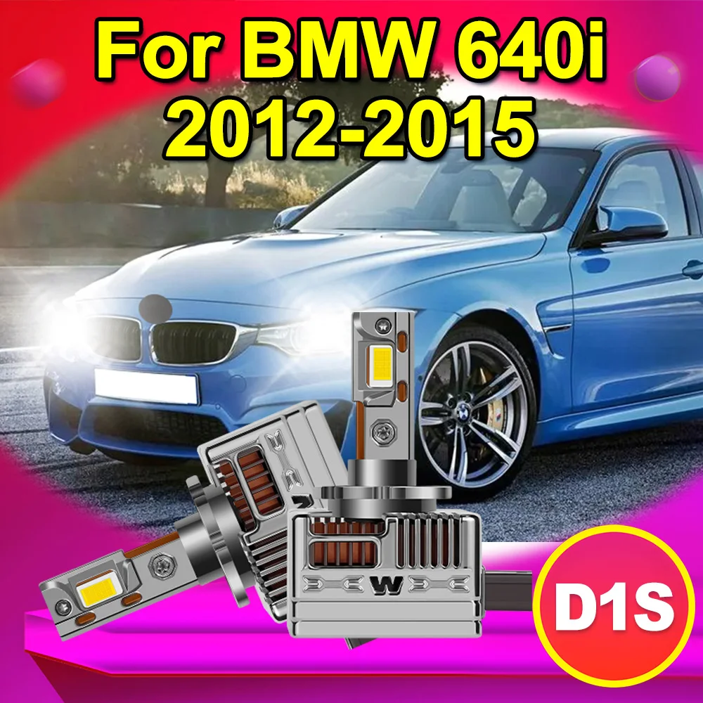 

Для BMW 640i 2012 2013 2014 2015 2x D1S дальний ближний свет светодиодные лампы для фар HID сменные лампы Plug & Play