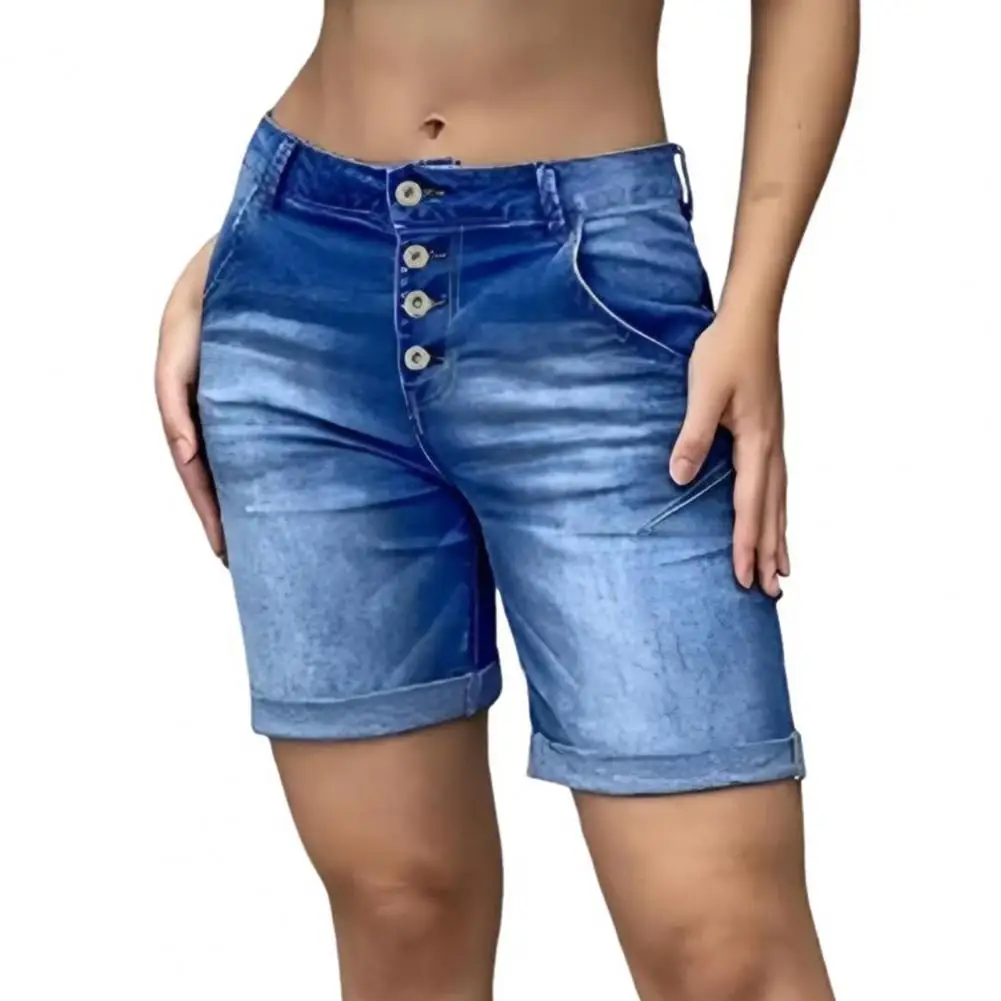 Женские короткие джинсы с высокой талией, летние модные рваные джинсовые шорты, новые повседневные винтажные джинсовые шорты с эффектом пуш-ап, уличная одежда