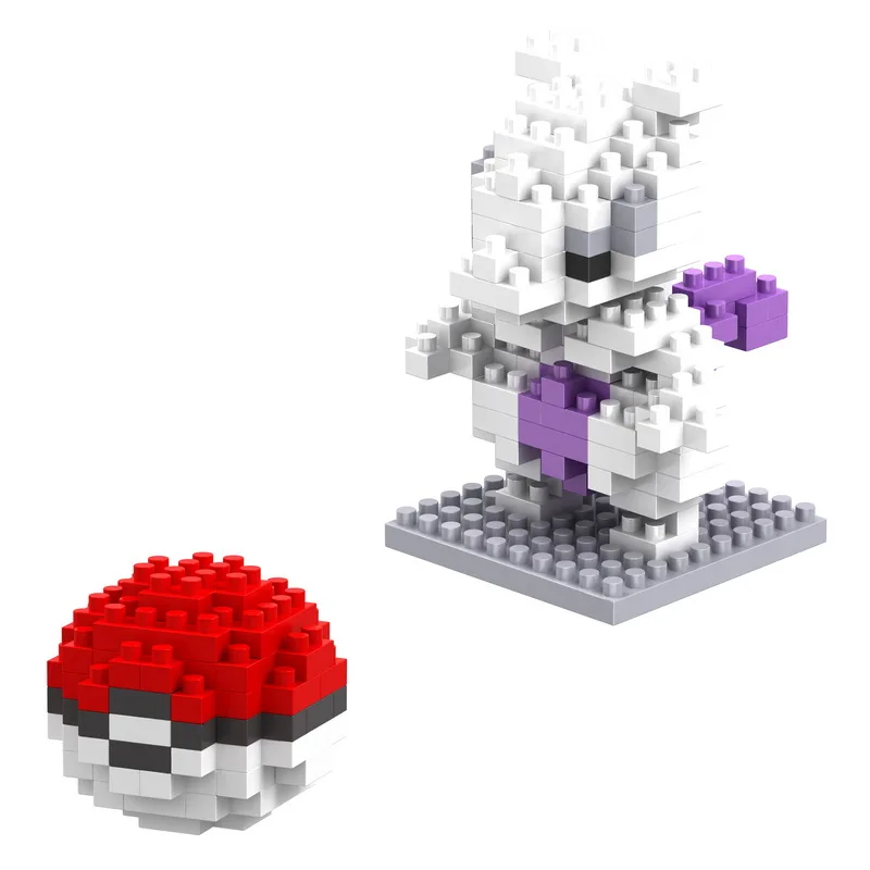 75 Stile Pokémon Bausteine Montage Anime Pikachu Glurak Schigerausche Bisasam Gengar Figuren Spielzeug für Kinder Geschenk