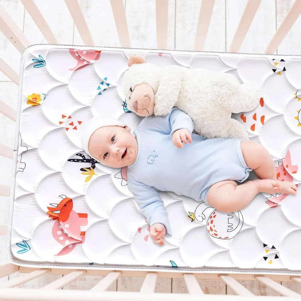 Crib Mattress and Toddler Mattress, Dual-Sided and Firm Toddlers Bed Mattress, Hypoallergenic Toddler Mattress for Toddler Bed