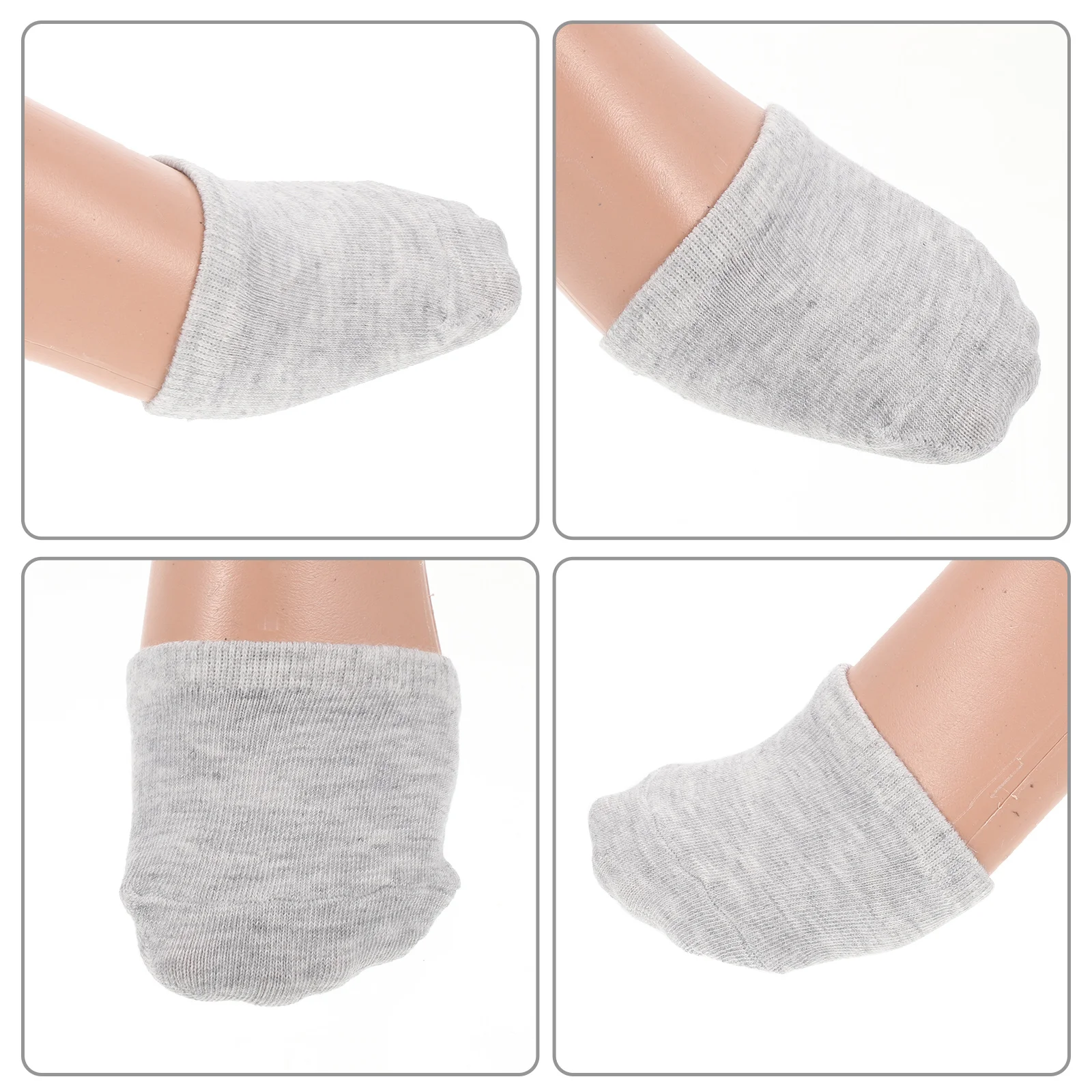 

10 Pairs Of Moisture Wicking Half Palm Socks Invisible High Heel Liner Women Socks Breathable Supportive Socks