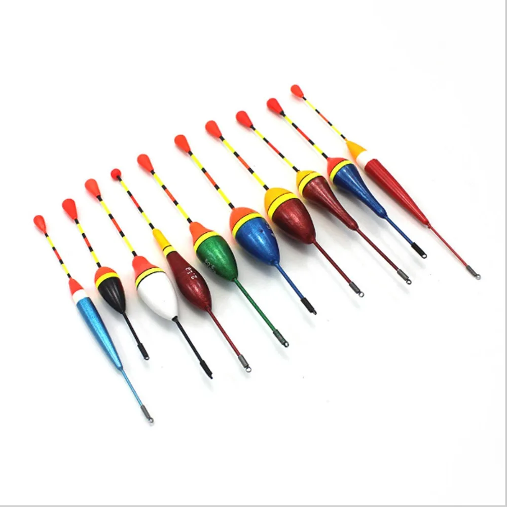 Colorful 4.5/3/2.5/1.2/0.8/0.6g Fishing Accessories Bobber Stick Fishing Floats Set Fishing Bobber Stick Light Stick Floats