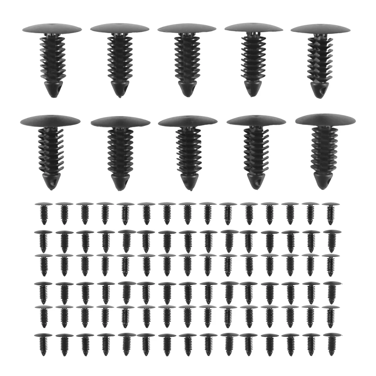 

100x Plastic Bumper Fastener Rivet Clips Automotive Furniture Assembly Expansion Screws Kit Auto Body Clips