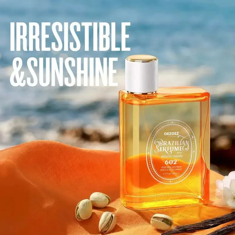 Caramel Vanilla Unisex Eau De Toilette Rich Gourmet Tone Lasting Fresh Vibrant Warm Woody Perfume Exudes Charm Fragrance Spray 100ml