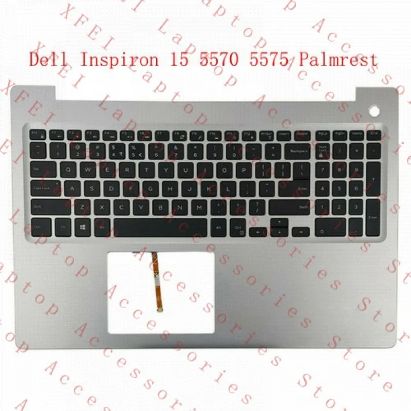 

F New Palmrest With Backlit Keyboard For Dell Inspiron 15 5570 5575 0MR2KH MR2KH