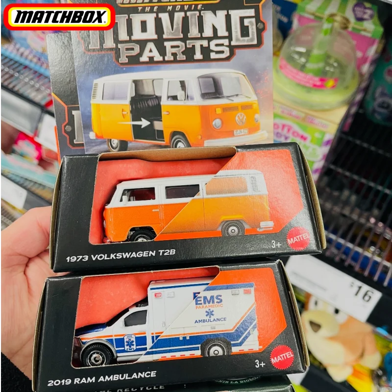 New Matchbox Moving Parts 2026, Volkswagen T2B / Ford GT40 / Dodge Viper, 1:64 Diecast Car Model, Collectible Alloy Vehicle Toy