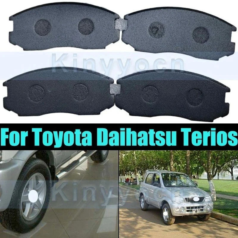 

4 шт. передние тормозные колодки для Toyota Daihatsu Terios, тормозные колодки на передние колеса, автозапчасти